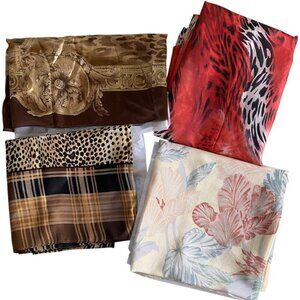 Echo Susani 100% Silk 4 Scarf Bundle + GWP NWT​​